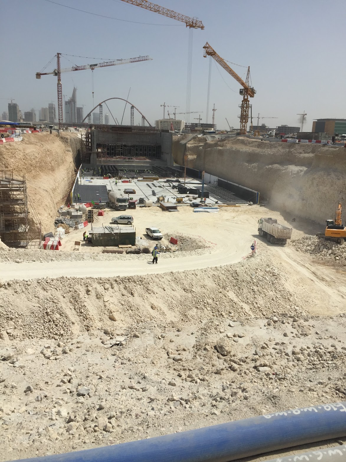Lusail excavation